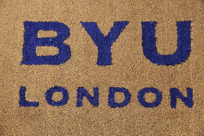 BYU London Logo Mat
