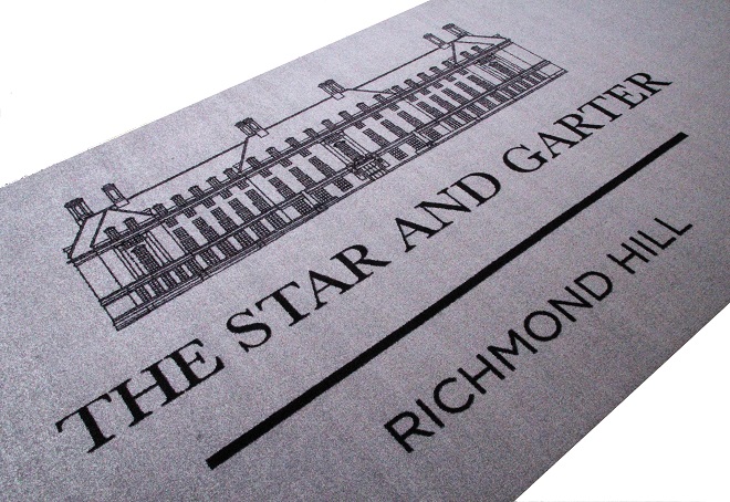 Logo Mat at The Star And Garter